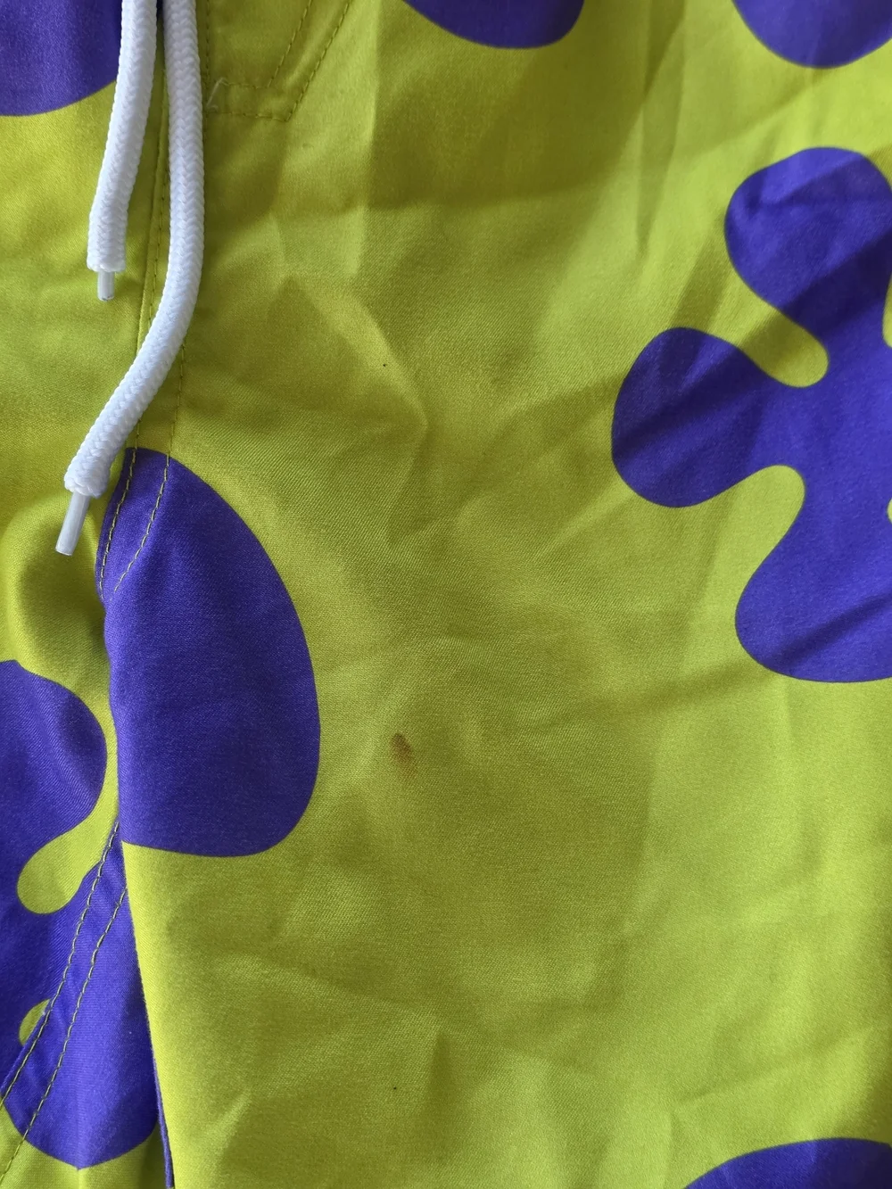 Patrick Star Yellow and Purple Floral Swim Shorts Spongebob